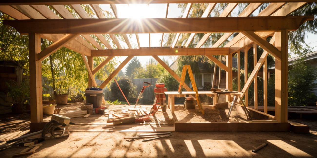 Come costruire un pergolato in legno fai da te